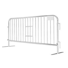 8 ft Metal Barricade | Feet Options | Hot Dip Galvanized