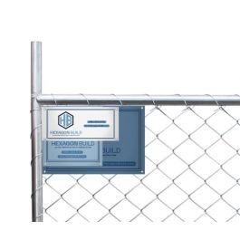 Fence Panel Sign Plate