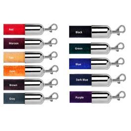 1.5" Velour Rope - Cotton Core w/ Slide Snap Ends