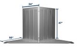 Concert Crowd Barrier | Flex Corner | 90º Barrier Corner
