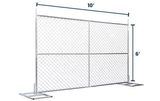6’x10’ Chain-Link Temporary Fence | Versa
