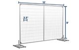 8’ x 12’ Welded Mesh Panel Fence | Versa