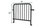 Pedestrian Metal Barricade Gate | Color Options
