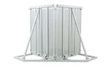 Concert Crowd Barrier | Flex Corner | 90º Barrier Corner