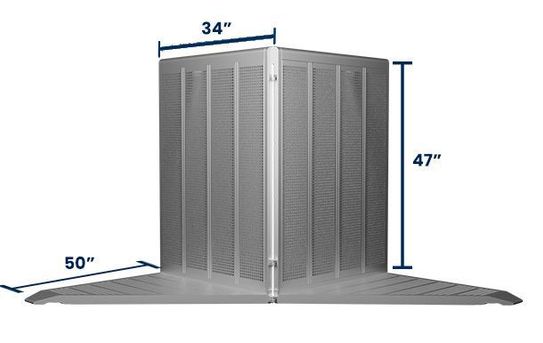 Concert Crowd Barrier | Flex Corner | 90º Barrier Corner