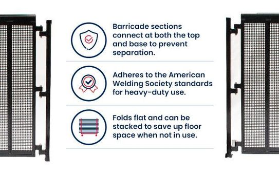 Black Stage Barricade | Versa Corner