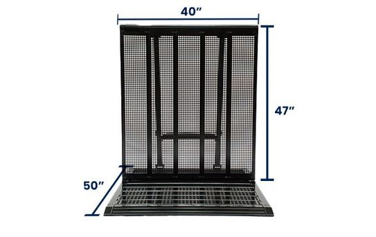 Black Concert Barricade | Straight Section | Front of Stage Barrier