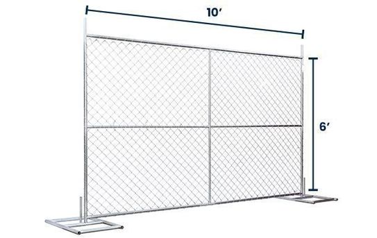 6’x10’ Chain-Link Temporary Fence | Versa