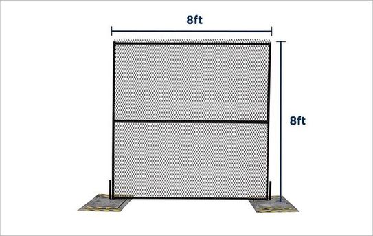 Anti-Climb Security Fence with Base