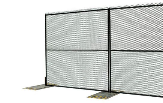 Anti-Climb Security Fence with Base