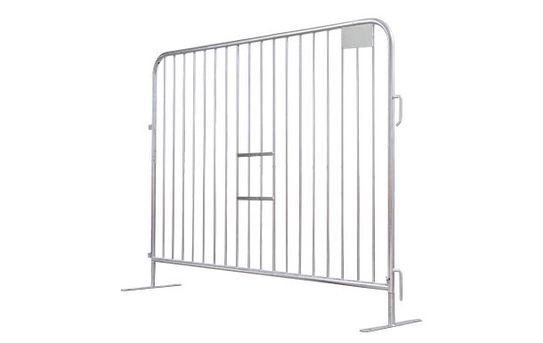 8 ft Metal Barricade | 6 ft Tall | Flat Feet | Color Options