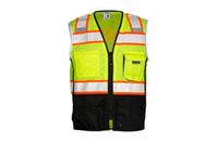 Premium Black Bottom Mesh Safety Vest