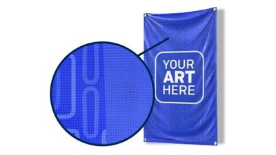 Custom Vinyl Banner | 70% Blockage